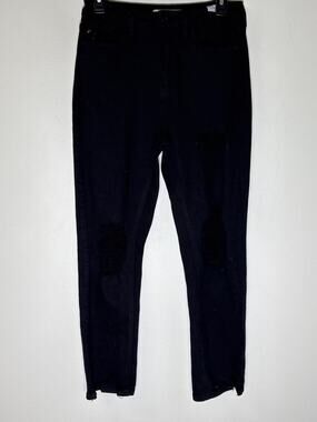 Kancan Black  Jean Style Distressed Pants Sz 27